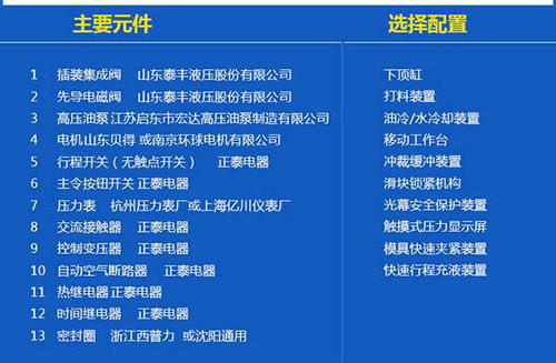 91蜜桃传媒在线观看油壓機核心構件和選擇配置廠家一覽表